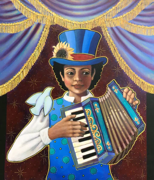 O tocador de Arcodeon por Diego Mendonça