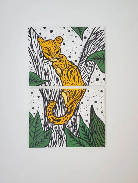 Jaguatirica por Marina Salmonson